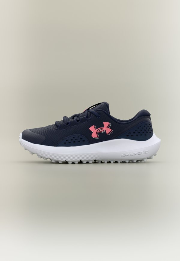 Under Armour SURGE - Golf shoes (without spikes) - midnight navy/white/bittersweet pink