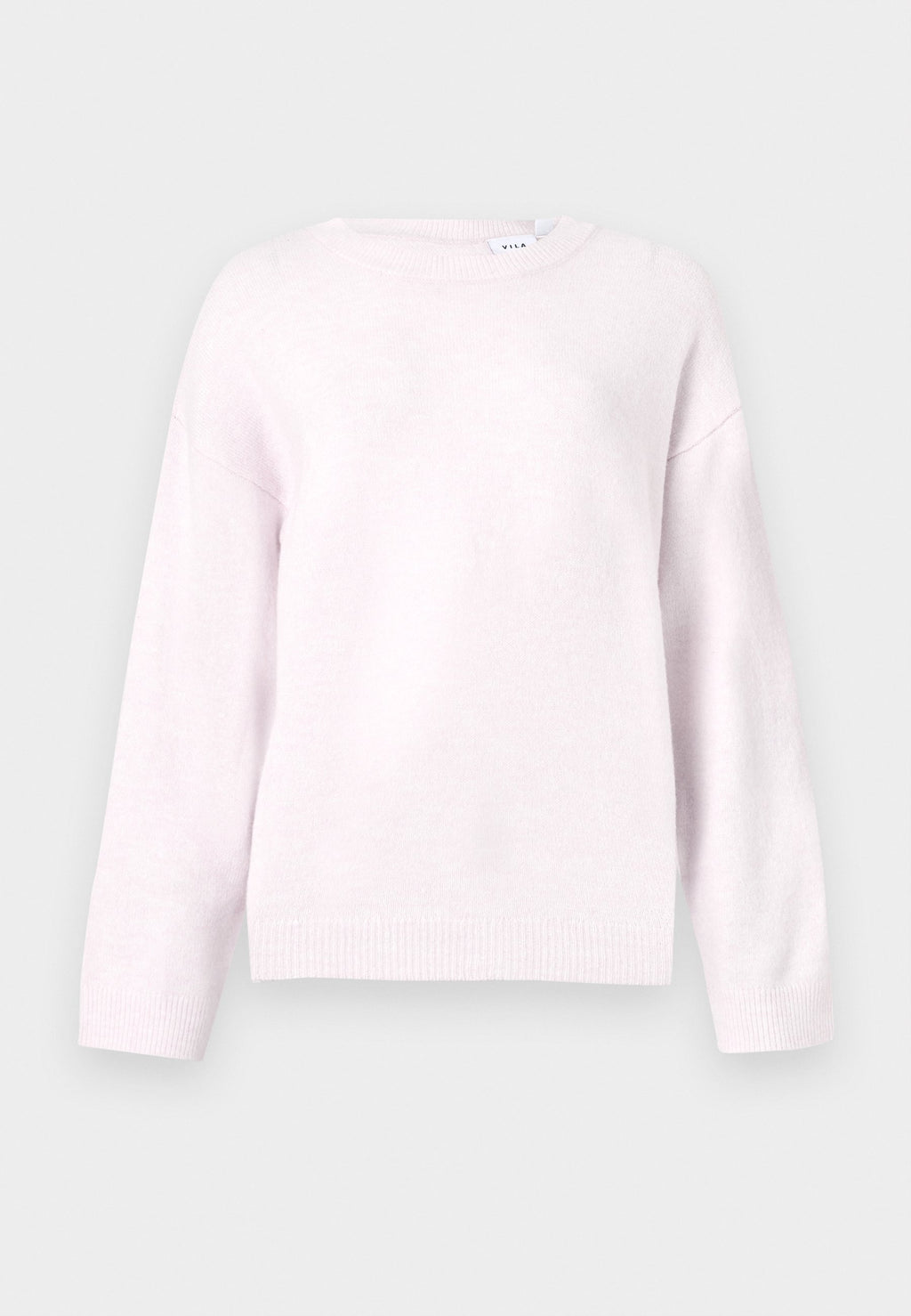 VILA VILIGA L/S O-NECK KNIT TOP - NOOS