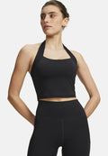 Under Armour MERIDIAN HALTER - Top - black