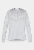 Nike Performance STRIDE TOP - Long sleeved top - light smoke grey