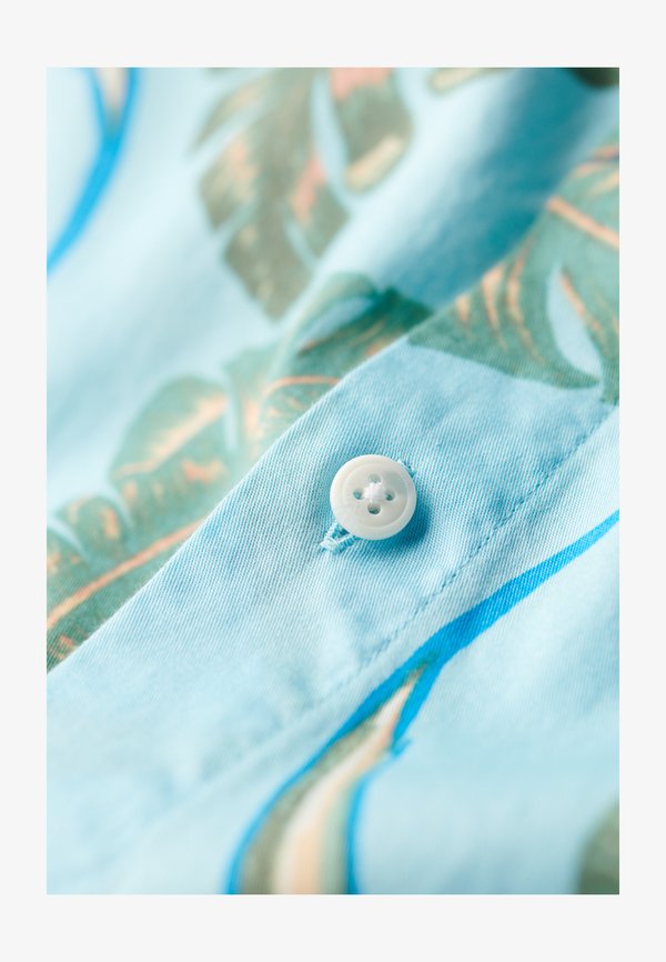 Superdry & Co HAWAIIAN BOX FIT - Shirt - eden hawaiian blue
