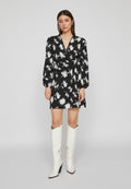 VILA VIVILLA SHORT WRAP DRESS