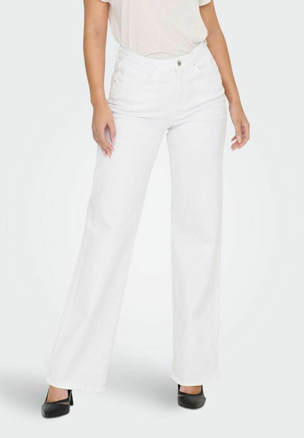 ONLY Wide-fit ONLJUICY High waist Wide Leg Fit - Wide Leg - white