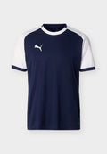 Puma TEAMLIGA MATCHDAY - Sports T-shirt - navy/white