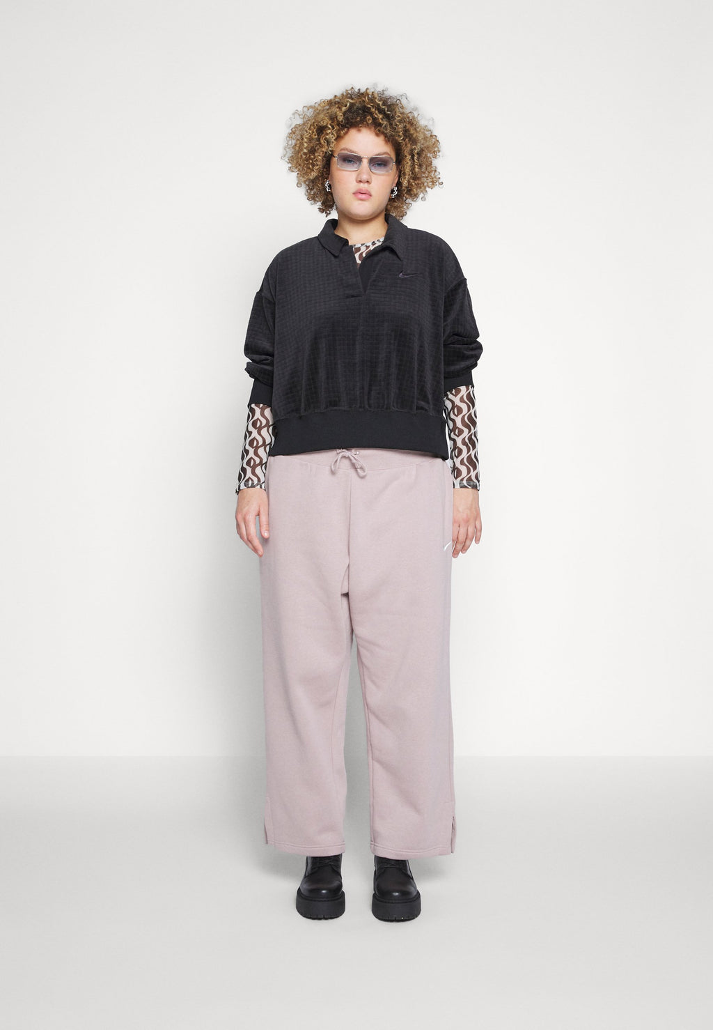 Nike Sportswear PHOENIX W NSW STYLE FLC HR PANT PLUS