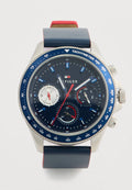 Tommy Hilfiger OXFORD - Chronograph watch - silver-coloured/black