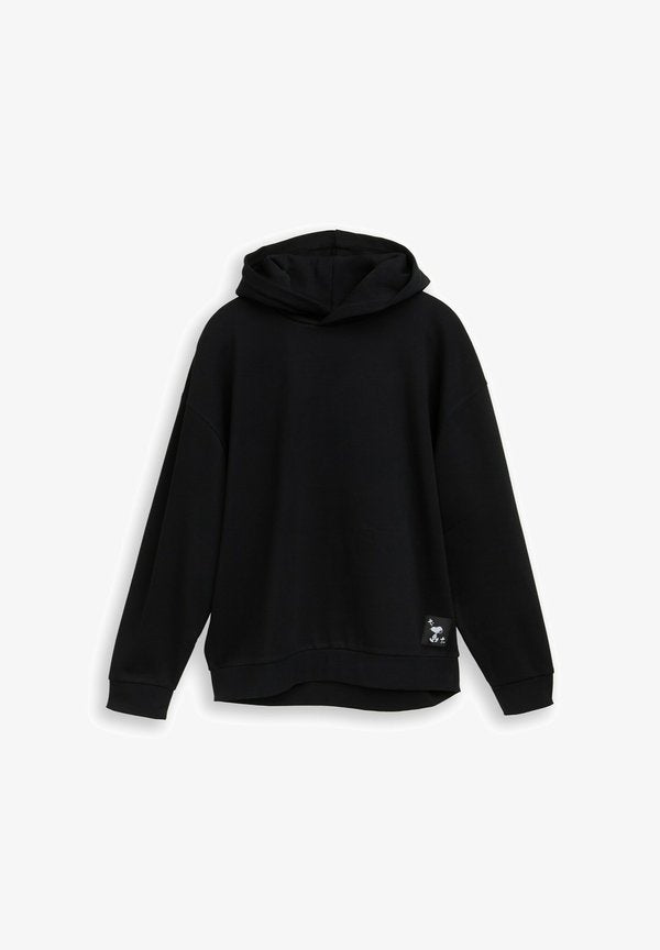 TOM TAILOR UNISEX PEANUTS HOODY - Hoodie - black