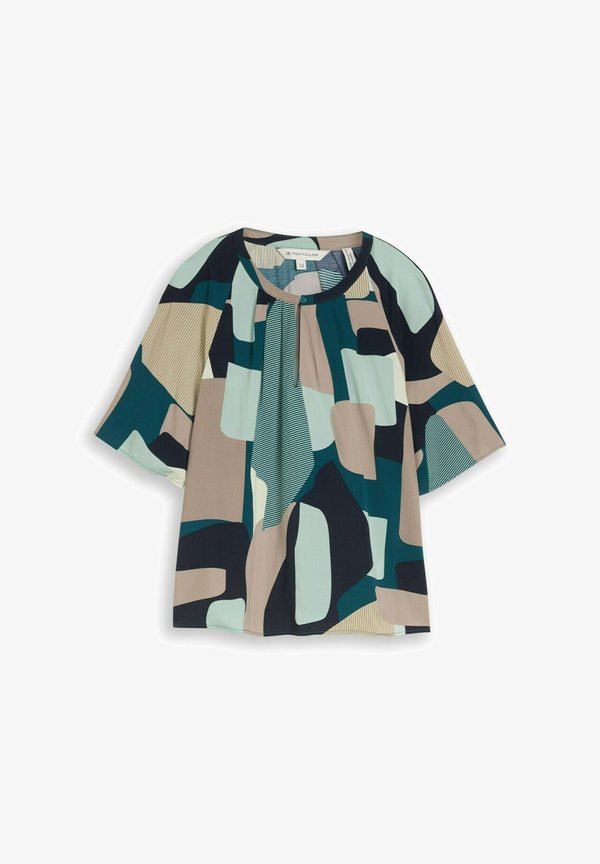 TOM TAILOR MIT MUSTER - Blouse - abstract stripe print