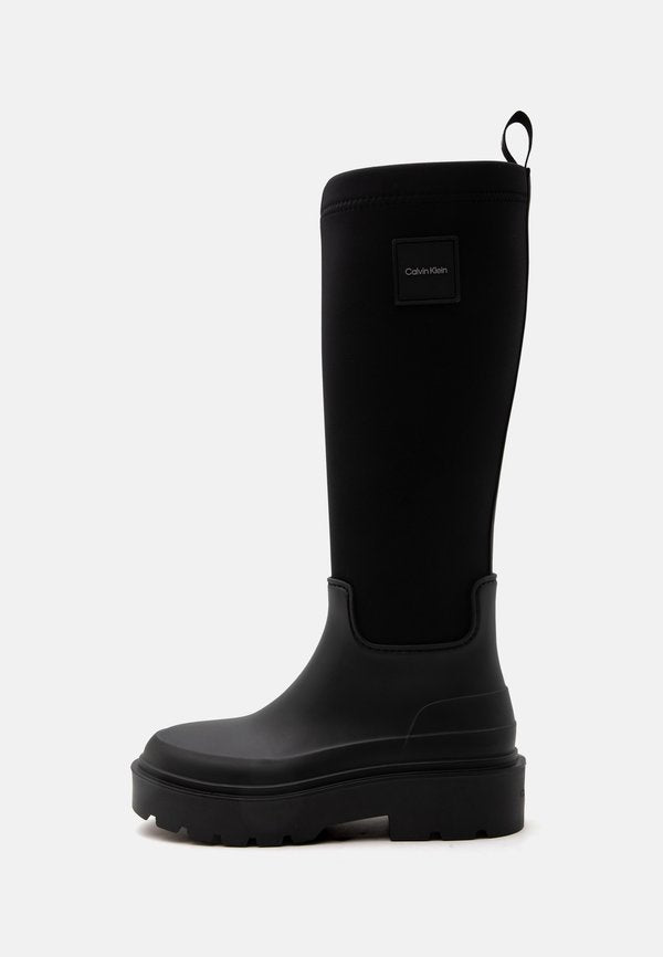 Calvin Klein RAINBOOT HIGH - Wellies - triple black