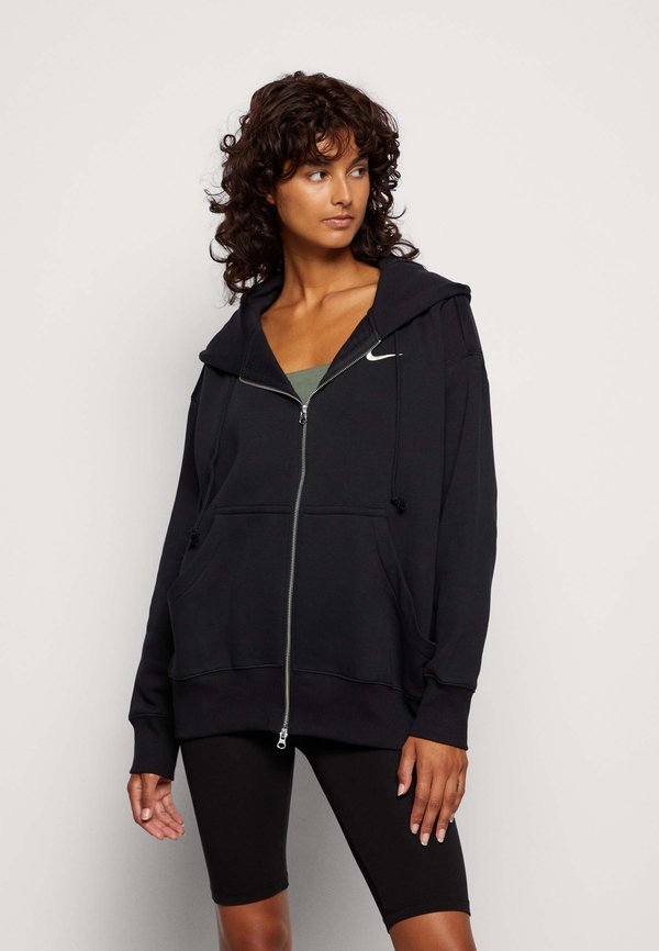 Nike Sportswear HOODIE - Zip-up sweatshirt - black