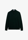 Superdry & Co HALF ZIP - Jumper - forest green marl