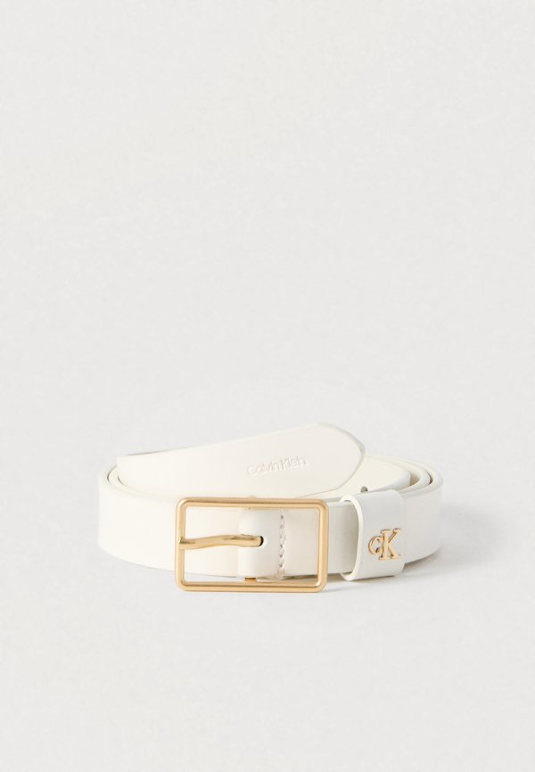 Calvin Klein CLASSIC BUCKLE - Belt - white