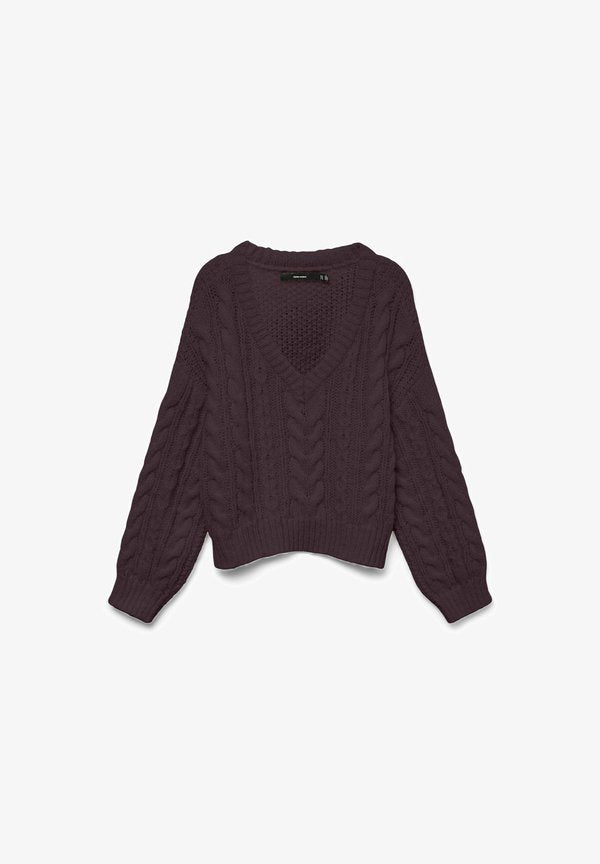 Vero Moda Knitted VMDREAM Knitted - Jumper - winetasting