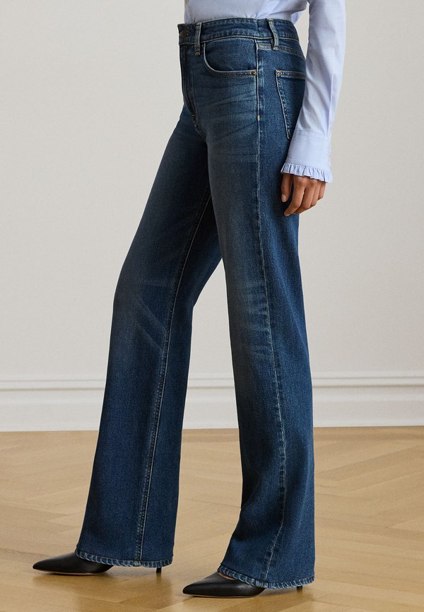 Lauren Ralph Lauren HIGH-RISE STRAIGHT WIDE-LEG JEAN