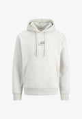 Jack & Jones Logo - Hoodie - white melange