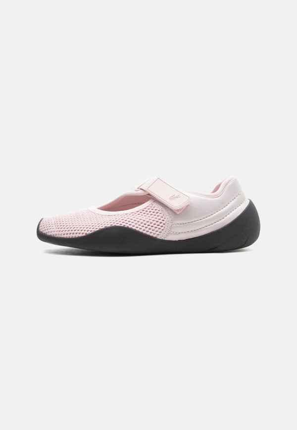 Lacoste LOW MYSTERE 1262 - Ankle strap ballet pumps - light pink/black