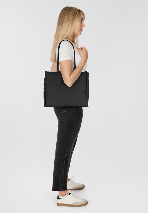 TOM TAILOR PATTI ZIP SHOPPER L - Handbag - black