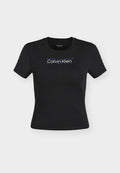 Calvin Klein COMMUTER BABY TEE - Print T-shirt - black