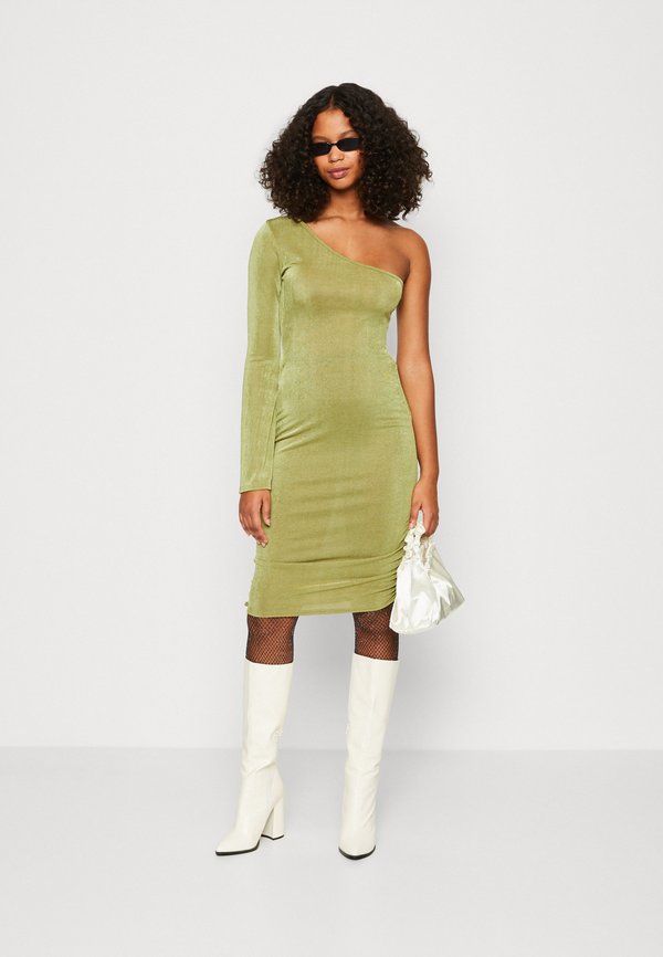 IN THE STYLE ONE SHOULDER MINI DRESS