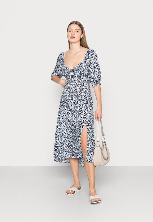 Hollister Co. WOVEN MIDI DRESS