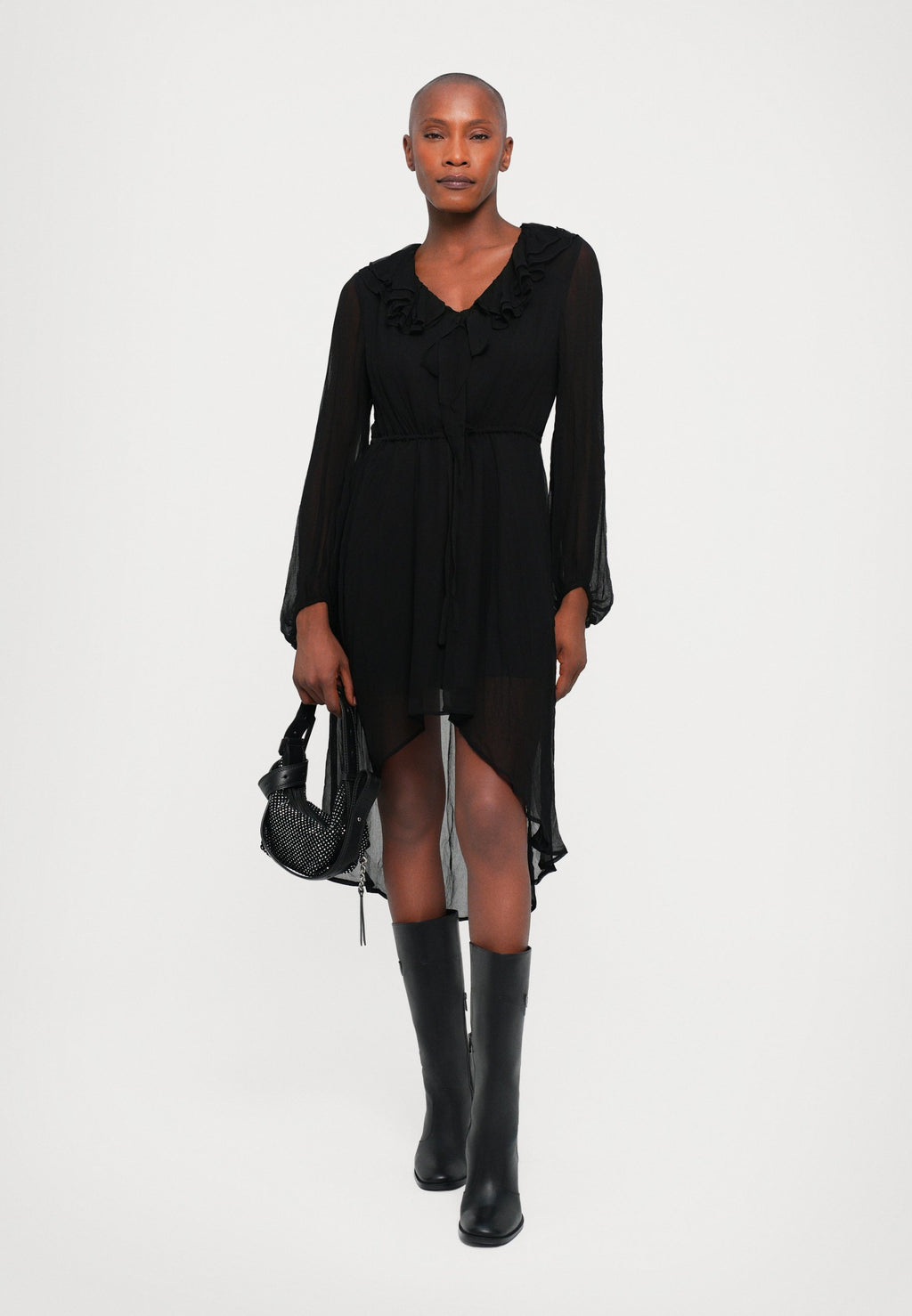 DESIGNERS REMIX IOLA RUFFLE DRESS