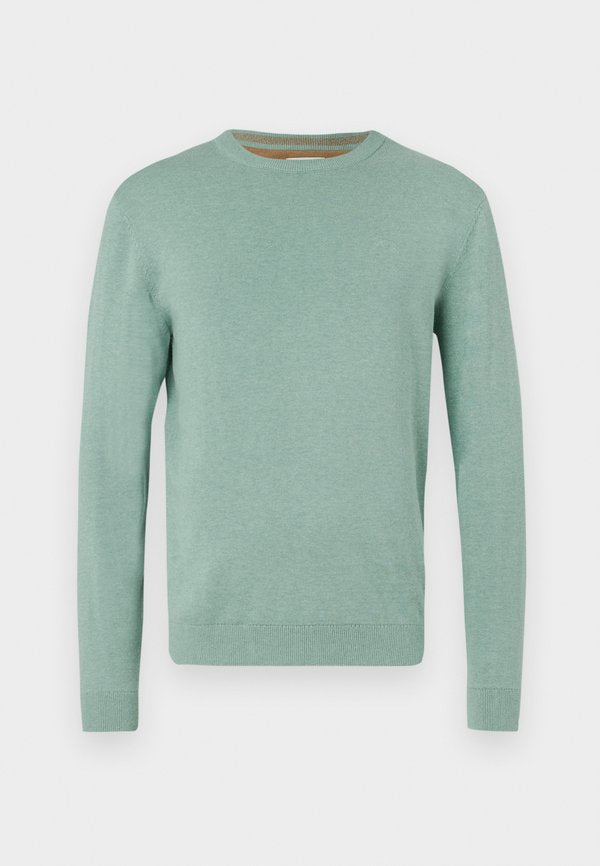TOM TAILOR BASIC CREWNECK - Jumper - dust green