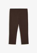 Bershka CAPRI - TROUSERS - Trousers - dark brown