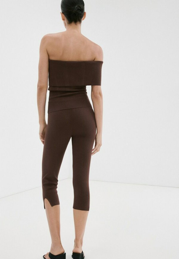 Mango ADULT - Leggings - Trousers - brown
