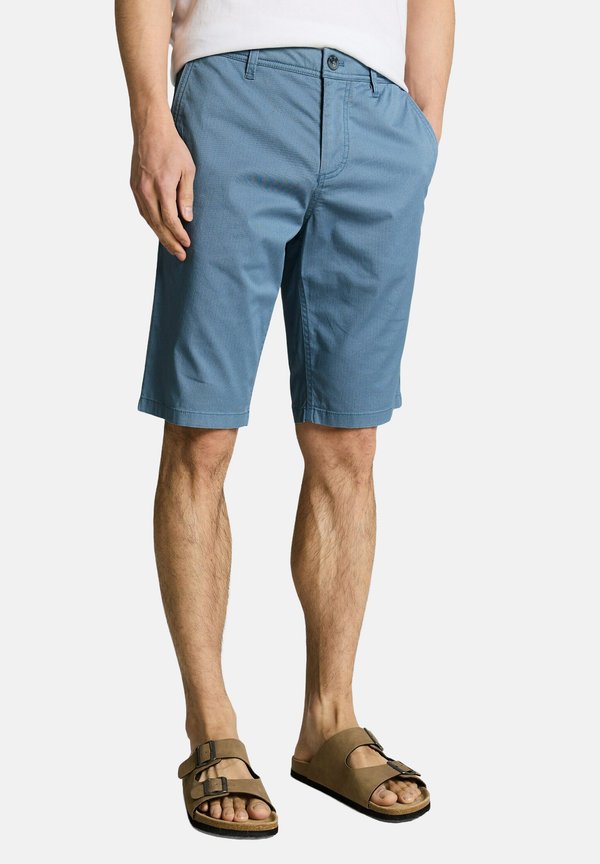 TOM TAILOR Shorts - blue mini geometric print