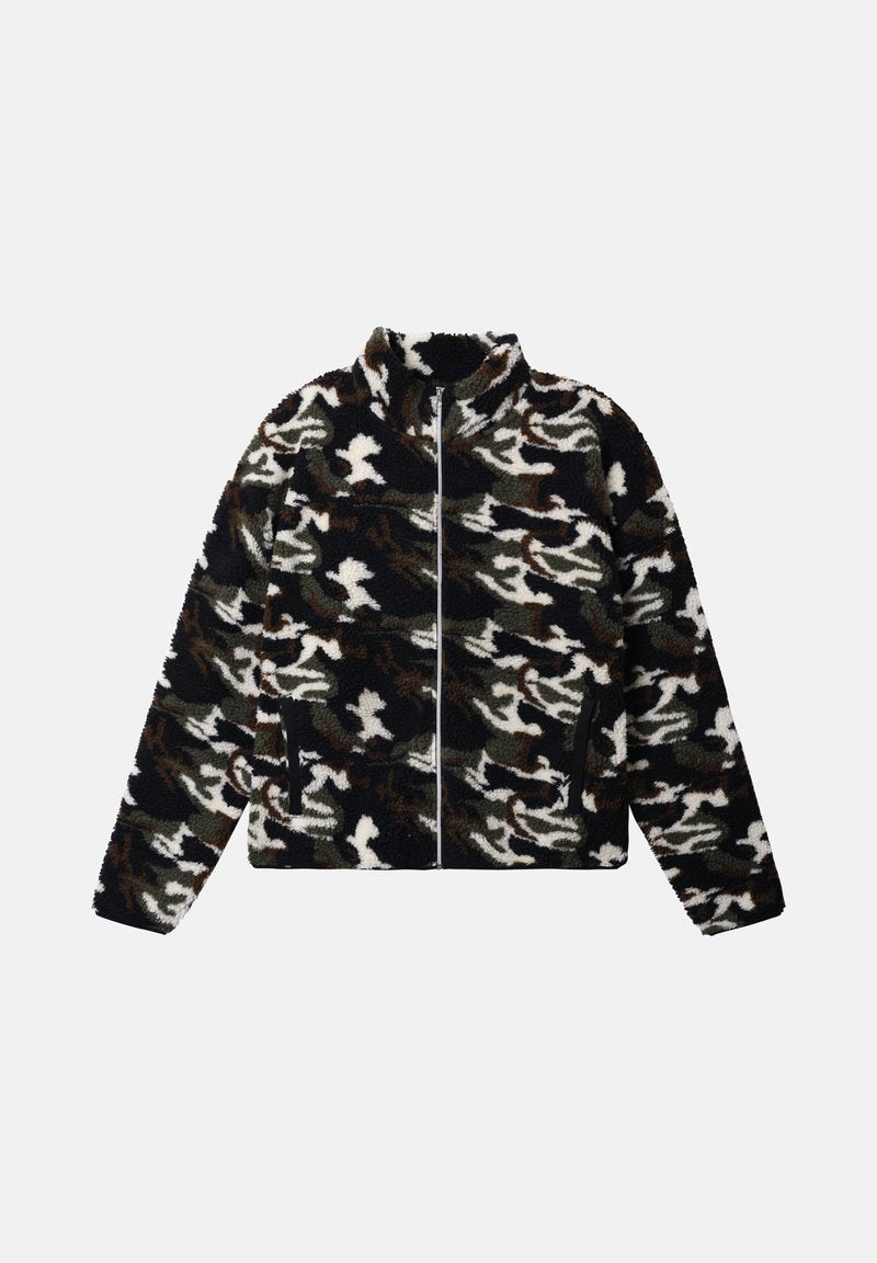 UNISEX CAMO TEDDY ZIP THROUGH Media 1