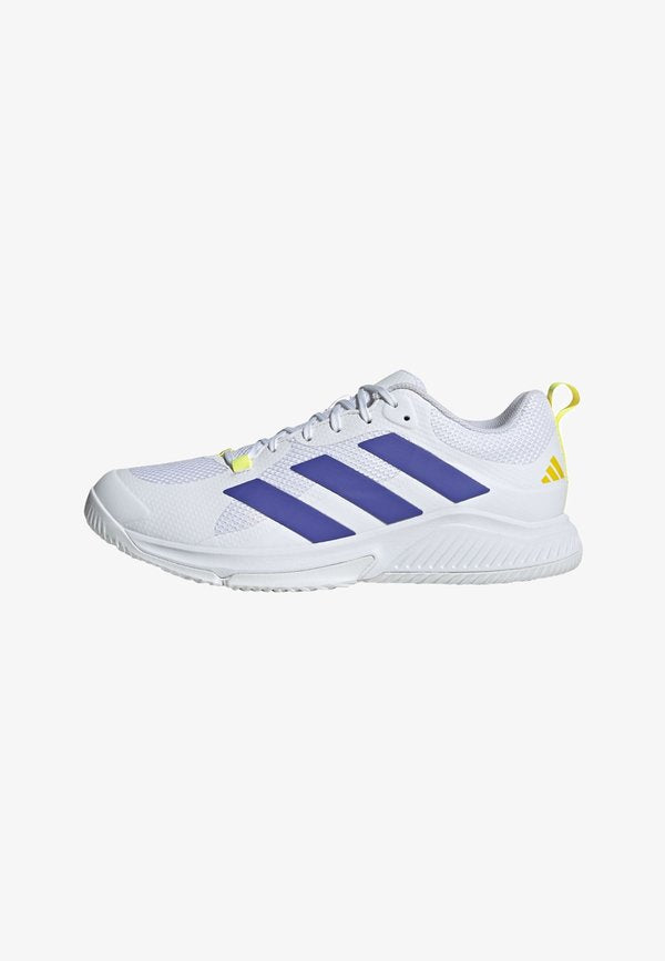 adidas Performance ADIDAS PERFORMANCE COURT TEAM BOUNCE 2.0 SHOES - Volleyball shoes - cloud white   solar purple   solar lemon