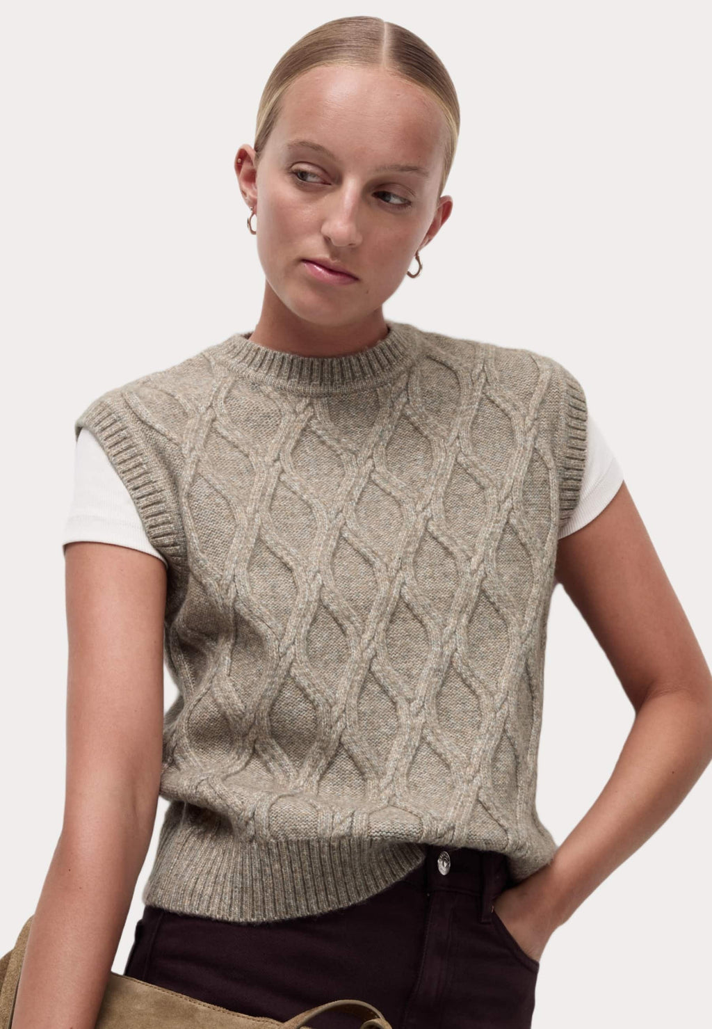 Marks & Spencer TEXTURED KNITTED VEST