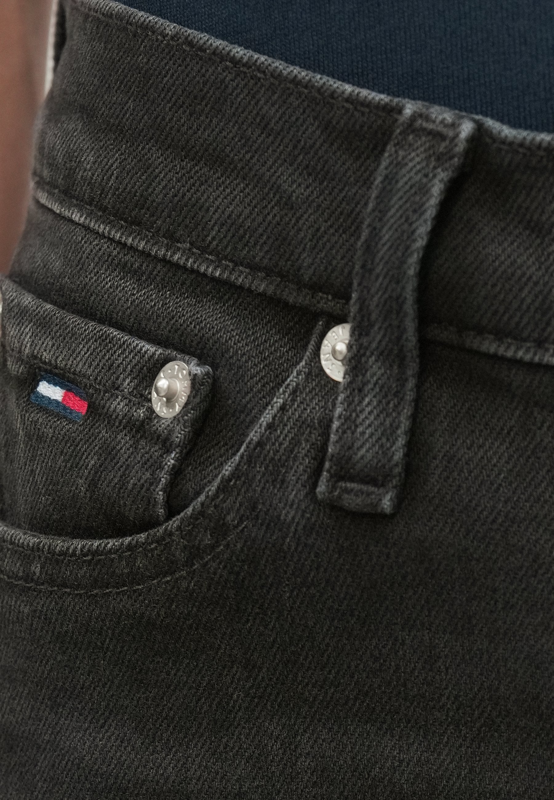 Tommy Jeans HIGH RISE FLARED BLACK JEANS