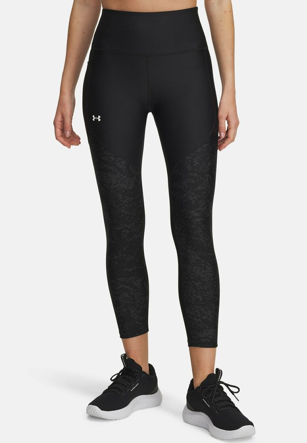 Under Armour TECH PRINTED PANEL - Leggings - black
