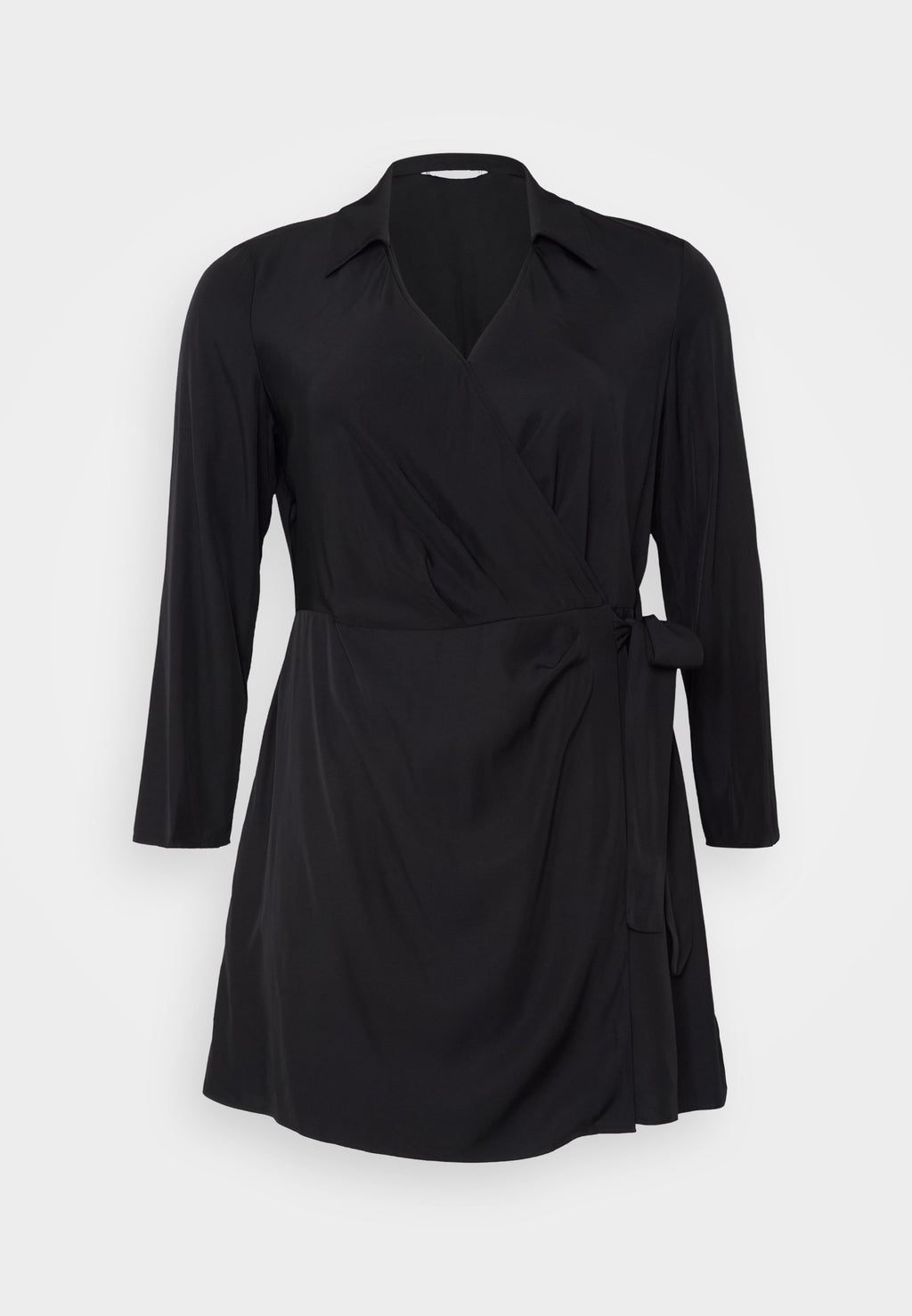 FLUID WRAP SHORT DRESS Media 1
