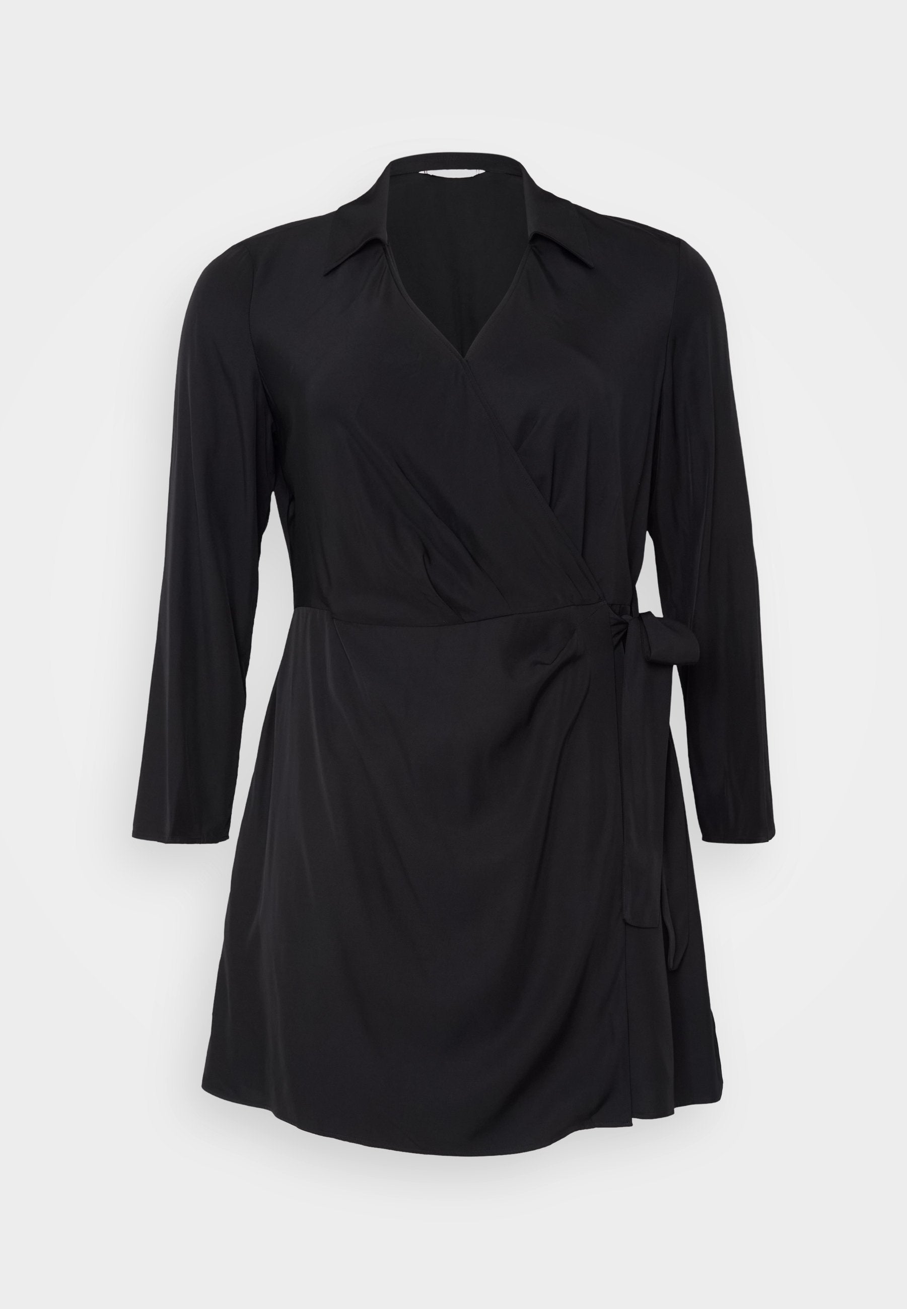 FLUID WRAP SHORT DRESS Media 1