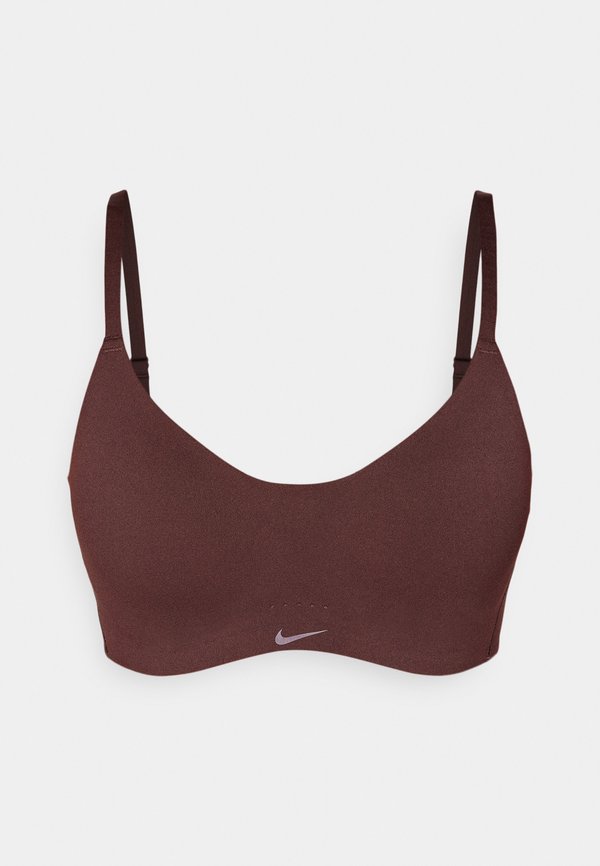 Nike Performance ALATE MINIMALIST BRA - Light support sports bra - earth/white