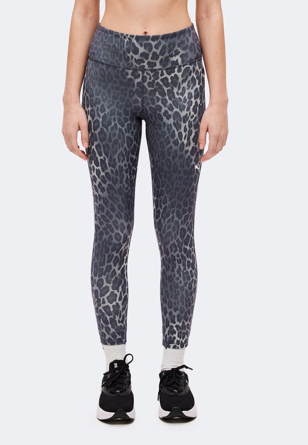 Puma TAD ESSENTIAL SPOTTED HAZE TIGHT - Leggings - inky depths