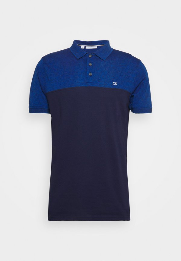 Calvin Klein Golf COLOUR BLOCK - Polo shirt - dark blue