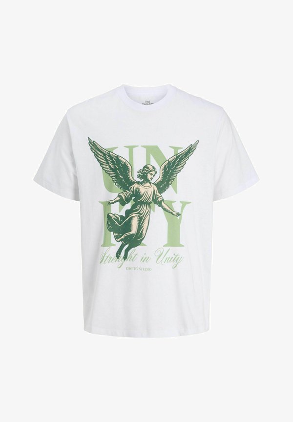 Jack & Jones T- - Print T-shirt - bright white
