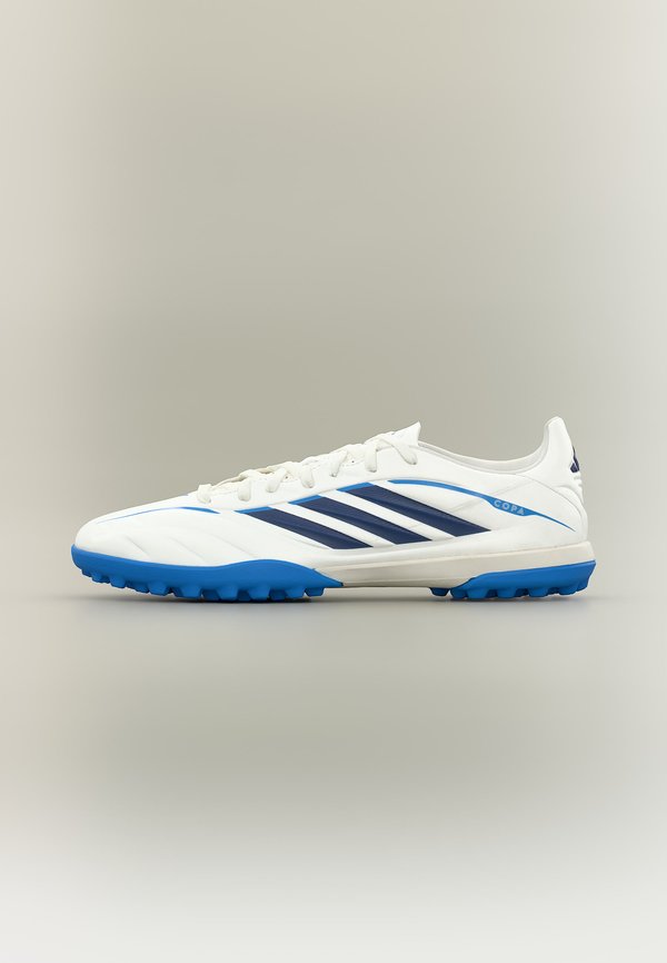 adidas Performance COPA PURE IV CLUB TF UNISEX - Turf football boots - metallic/dark blue/lucid ray blue