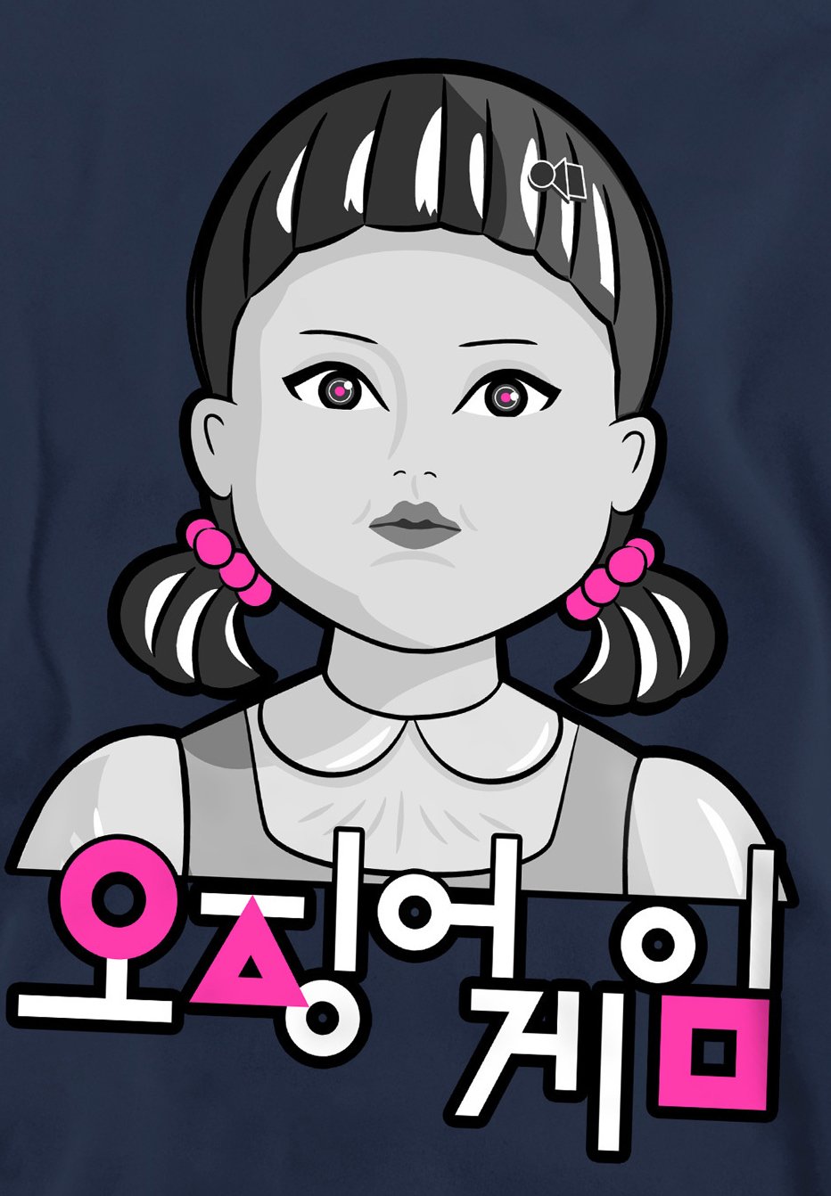 SQUID GAME YOUNG HEE POP ART  Media 4