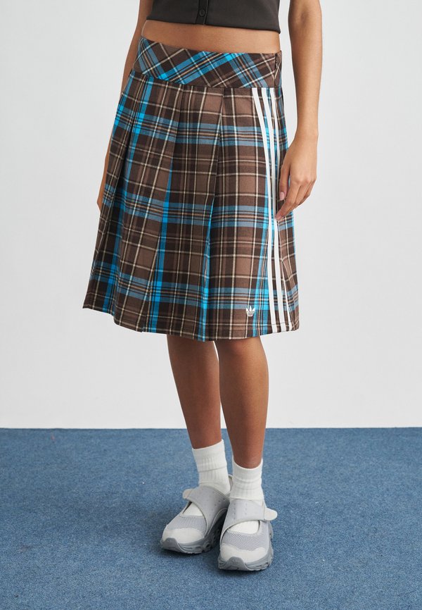 adidas Originals CHECK SKIRT - A-line skirt - multi coloured