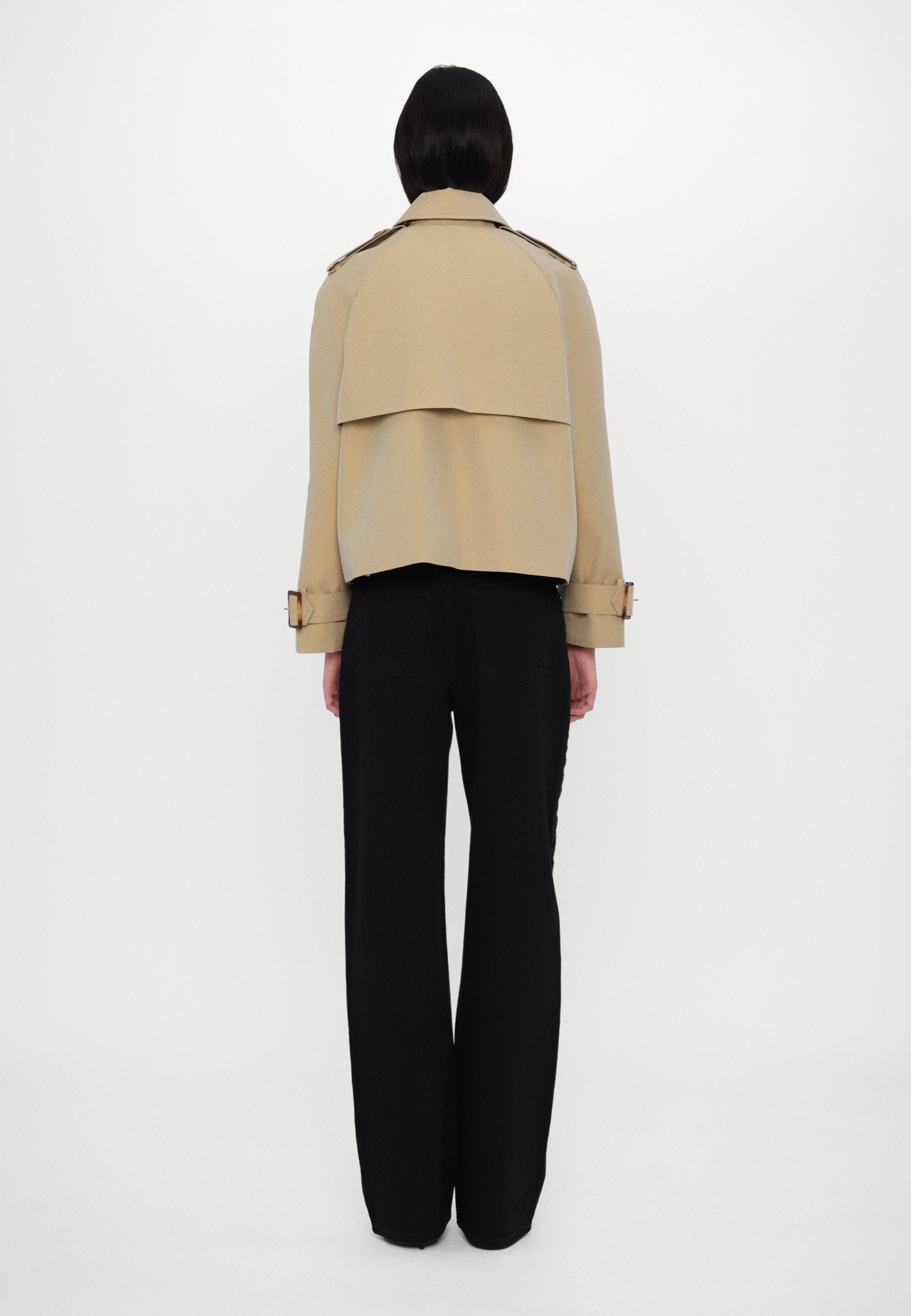 STUDIO ID ISLA SHORT TRENCH COAT