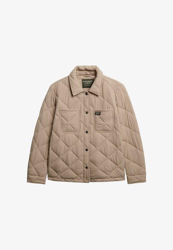 Superdry & Co QUILTED CHORE - Winter jacket - humus beige