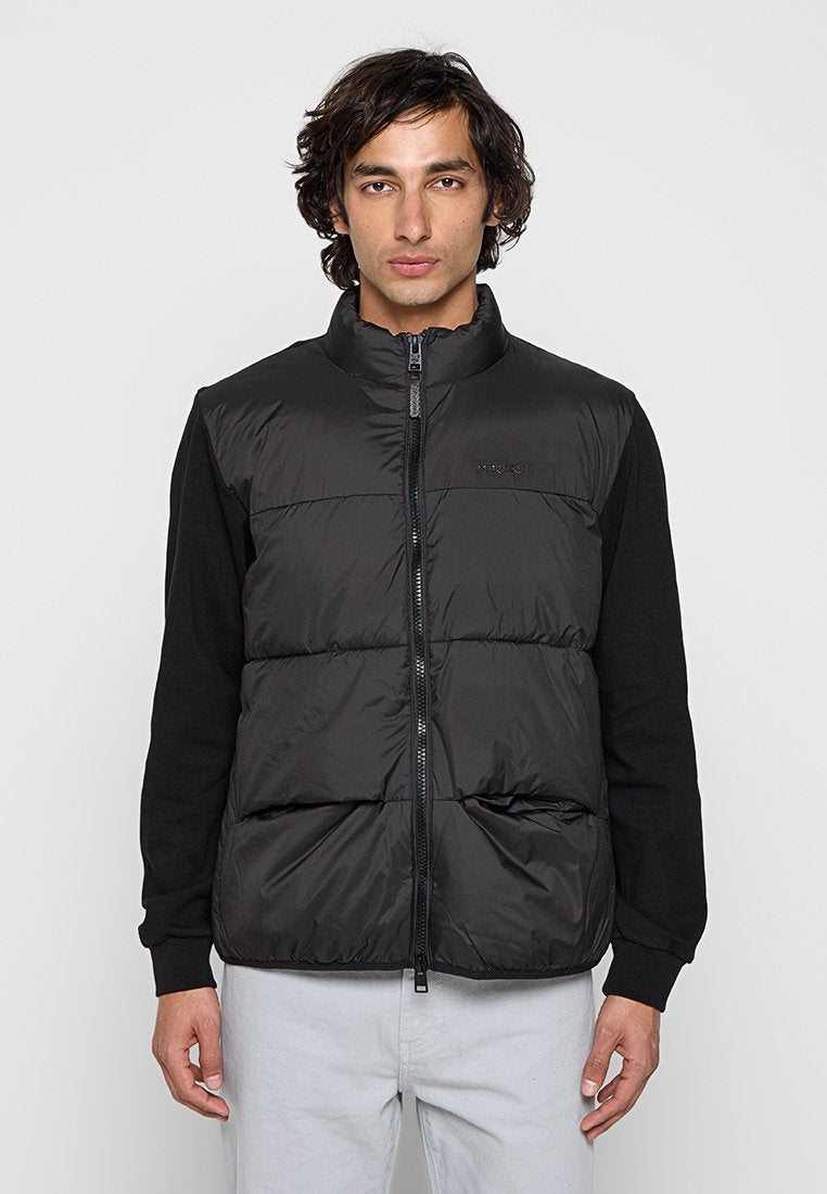 Lyle & Scott FUNNEL NECK HYBRID ZIP THROUGH JUMPER
