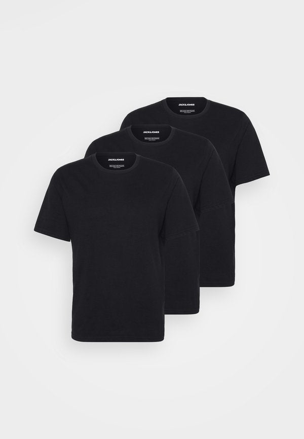 Jack & Jones 3-pack Plain - Undershirt - black