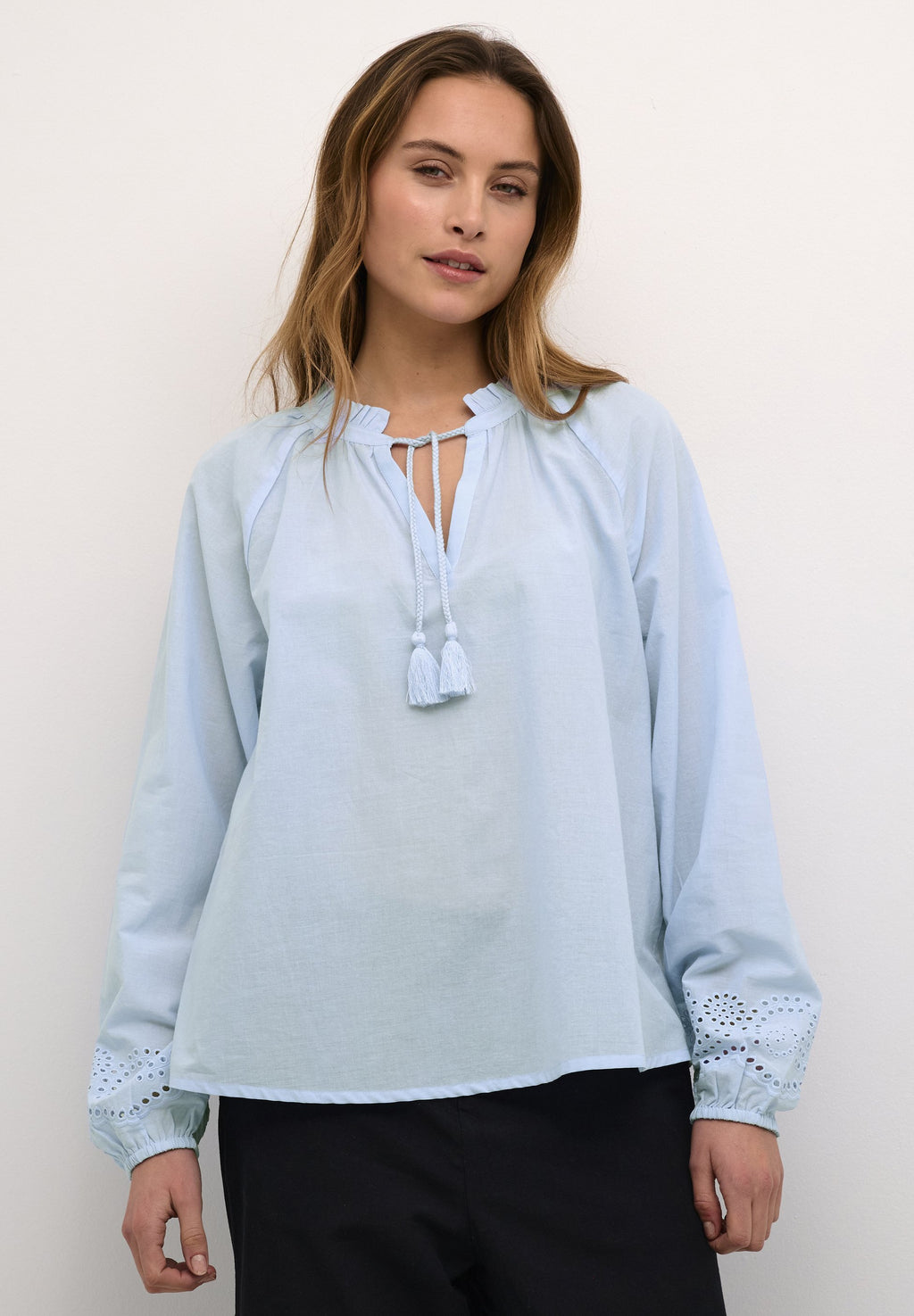 Kaffe BPSABINA NOTCH NECK LONG SLEEVES