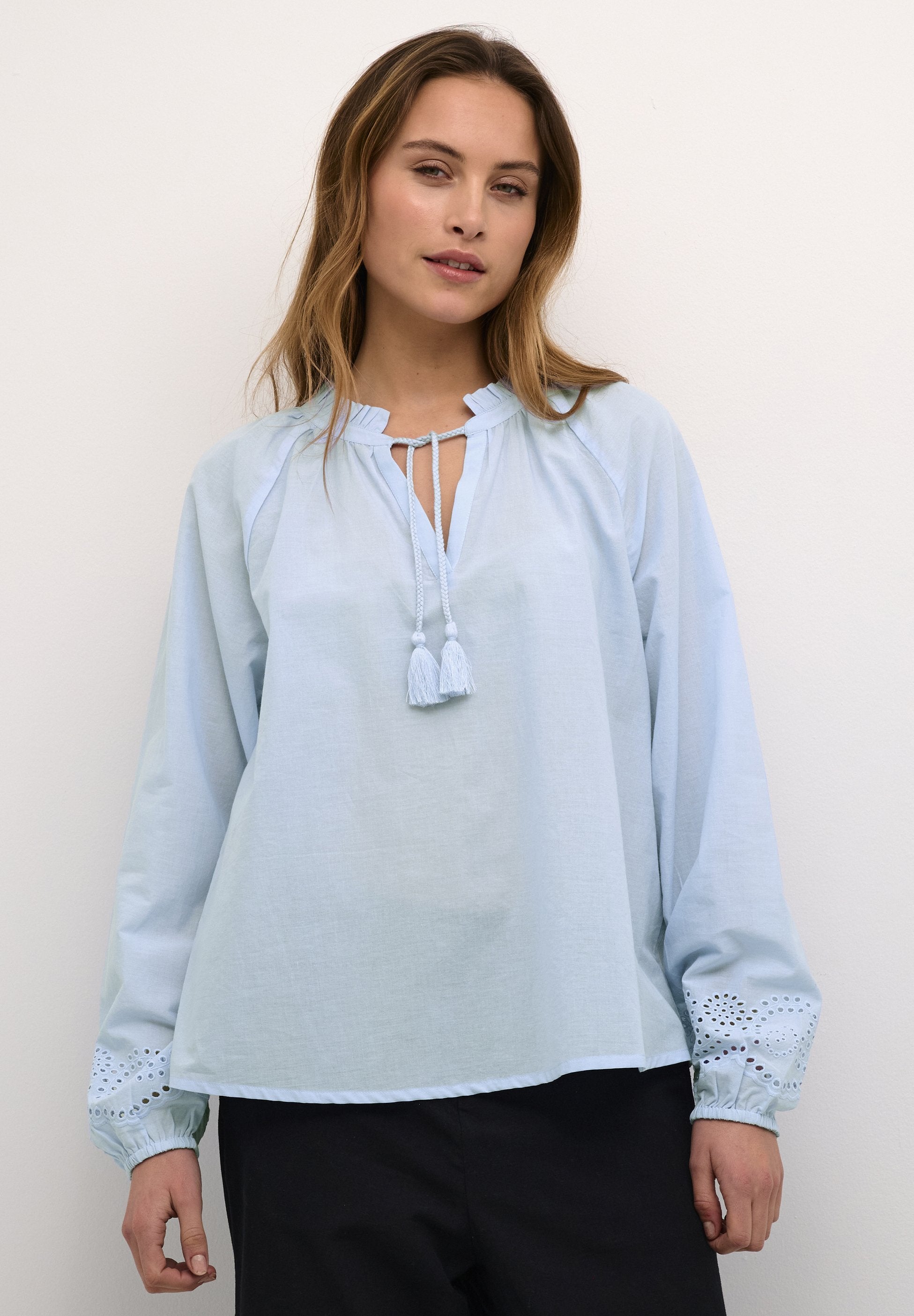 Kaffe BPSABINA NOTCH NECK LONG SLEEVES