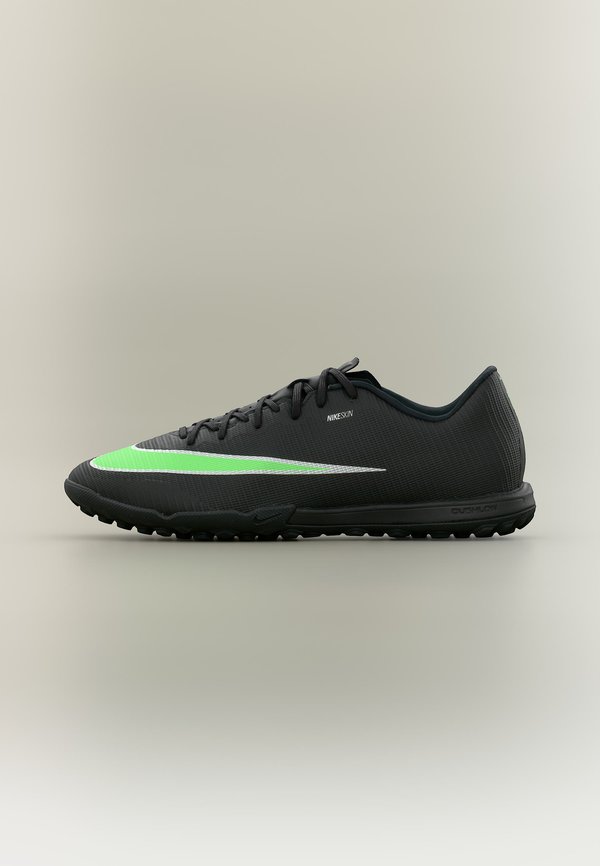 Nike Performance VAPOR 17 ACADEMY TF UNISEX - Turf football boots - black/illusion green